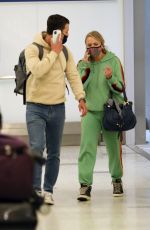 MIRANDA LAMBERT and Brendan Mcloughlin at LAX Airport in Los Angeles 03/06/2021