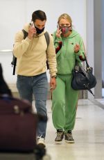 MIRANDA LAMBERT and Brendan Mcloughlin at LAX Airport in Los Angeles 03/06/2021