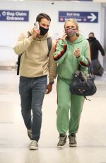 MIRANDA LAMBERT and Brendan Mcloughlin at LAX Airport in Los Angeles 03/06/2021