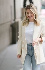 MOLLIE KING Arrives at BBC studio 1 in London 03/20/2021