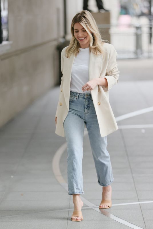 MOLLIE KING Arrives at BBC studio 1 in London 03/20/2021