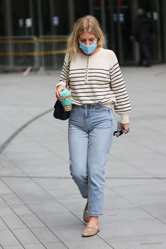 MOLLIE KING Leaves BBC Studios in London 03/26/2021