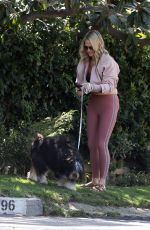 MOLLY SIMS Out with Her Dog in Pacific Palisades 03/18/2021