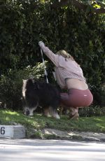 MOLLY SIMS Out with Her Dog in Pacific Palisades 03/18/2021