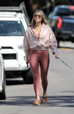 MOLLY SIMS Out with Her Dog in Pacific Palisades 03/18/2021