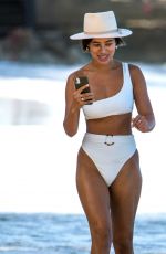 MONTANA BROWN in Bikini on the Beach in Barbados 03/06/2021