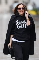 MYLEENE KLASS Arrives at Smooth Radio in London 03/18/2021
