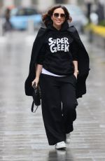 MYLEENE KLASS Arrives at Smooth Radio in London 03/18/2021