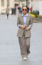 MYLEENE KLASS Arrives at Smooth Radio in London 03/27/2021