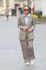 MYLEENE KLASS Arrives at Smooth Radio in London 03/27/2021