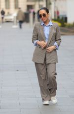 MYLEENE KLASS Arrives at Smooth Radio in London 03/27/2021