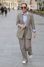 MYLEENE KLASS Arrives at Smooth Radio in London 03/27/2021