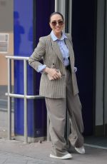 MYLEENE KLASS Arrives at Smooth Radio in London 03/27/2021