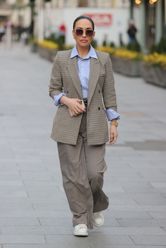 MYLEENE KLASS Arrives at Smooth Radio in London 03/27/2021
