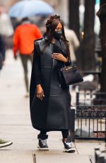 NAOMI CAMPBELL Out and About in New York 03/28/2021