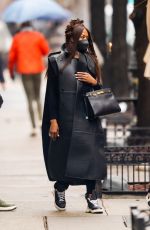 NAOMI CAMPBELL Out and About in New York 03/28/2021
