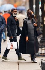 NAOMI CAMPBELL Out and About in New York 03/28/2021