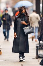 NAOMI CAMPBELL Out and About in New York 03/28/2021