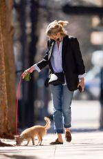 NAOMI WATTS Out with Her Dog in New York 03/30/2021