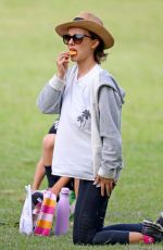 NATALIE PORTMAN at Her Kids