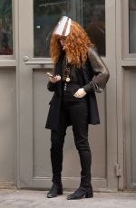 NATASHA LYONNE on teh Set of Russian Doll in New York 03/25/2021