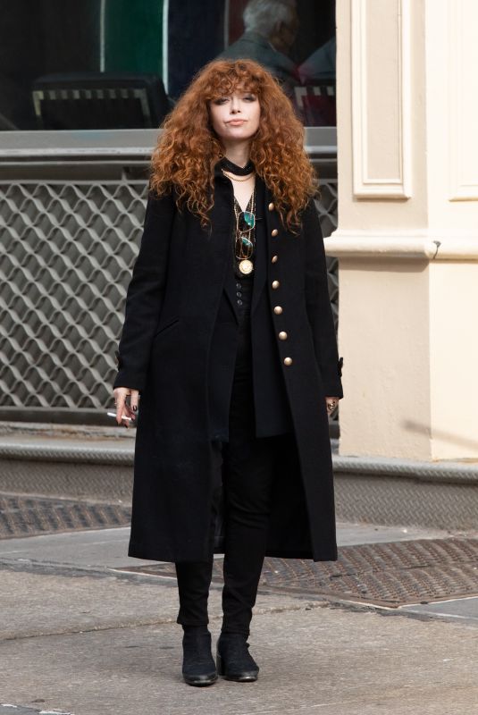 NATASHA LYONNE on teh Set of Russian Doll in New York 03/25/2021