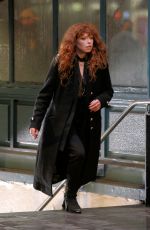 NATASHA LYONNE on the Set of Russian Doll in New York 03/08/2021