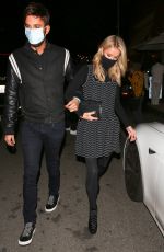 NICKY HILTON Leaves Mr. Chow in Los Angeles 03/12/2021