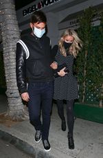 NICKY HILTON Leaves Mr. Chow in Los Angeles 03/12/2021