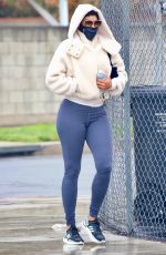 NICOLE MURPHY Leaves a Gym in Los Angeles 03/15/2021