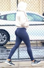 NICOLE MURPHY Leaves a Gym in Los Angeles 03/15/2021