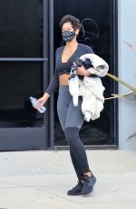 NICOLE MURPHY Leaves a Gym in Los Angeles 03/18/2021