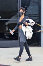 NICOLE MURPHY Leaves a Gym in Los Angeles 03/18/2021