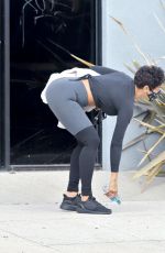 NICOLE MURPHY Leaves a Gym in Los Angeles 03/18/2021