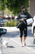 NICOLE MURPHY Out Shopping with Her Dog at Petco in West Hollyywood 03/18/2021