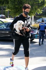 NICOLE MURPHY Out Shopping with Her Dog at Petco in West Hollyywood 03/18/2021