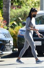 NICOLE SCHERZINGER Leaves a Private Gym in Los Angeles 03/29/2021