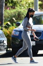 NICOLE SCHERZINGER Leaves a Private Gym in Los Angeles 03/29/2021