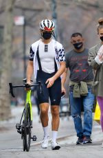 NINA AGDAL and Jack Brinkley-Cook Out at Central Park in New York 03/26/2021