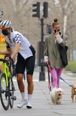 NINA AGDAL and Jack Brinkley-Cook Out at Central Park in New York 03/26/2021
