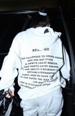 NOAH CYRUS at Bos Steakhouse in West Hollywood 03/06/2021