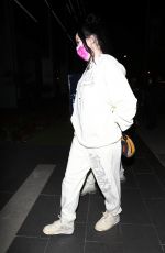 NOAH CYRUS Out for Dinner in West Hollywood 03/14/2021