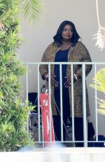 OCTAVIA SPENCER on the Set of Truth Be Told in Los Angeles 03/18/2021