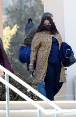 OCTAVIA SPENCER on the Set of Truth Be Told in Los Angeles 03/18/2021