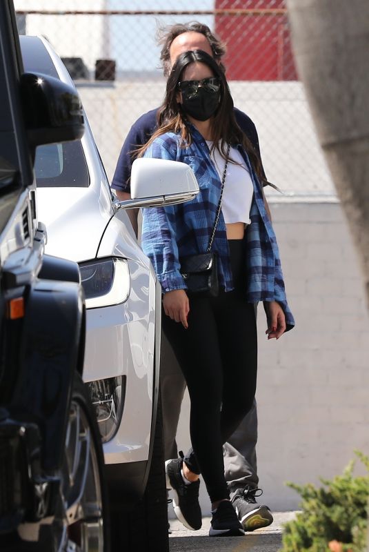 OLIVIA MUNN Leaves a Gym in Santa Monica 03/22/2021