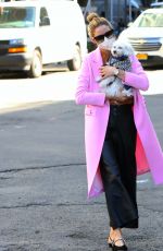 OLIVIA PALERMO Out with Her Dog in Brooklyn 03/30/2021