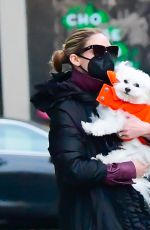 OLIVIA PALERMO Out with Her Dog in New York 03/01/2021