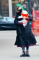 OLIVIA PALERMO Out with Her Dog in New York 03/01/2021