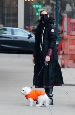 OLIVIA PALERMO Out with Her Dog in New York 03/01/2021