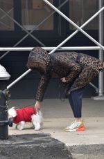OLIVIA PALERMO Out with Her Dog in New York 03/17/2021